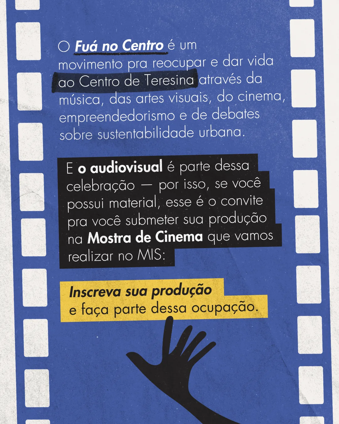 Peça oficial 1 da Mostra de Cinema Fuá no Centro